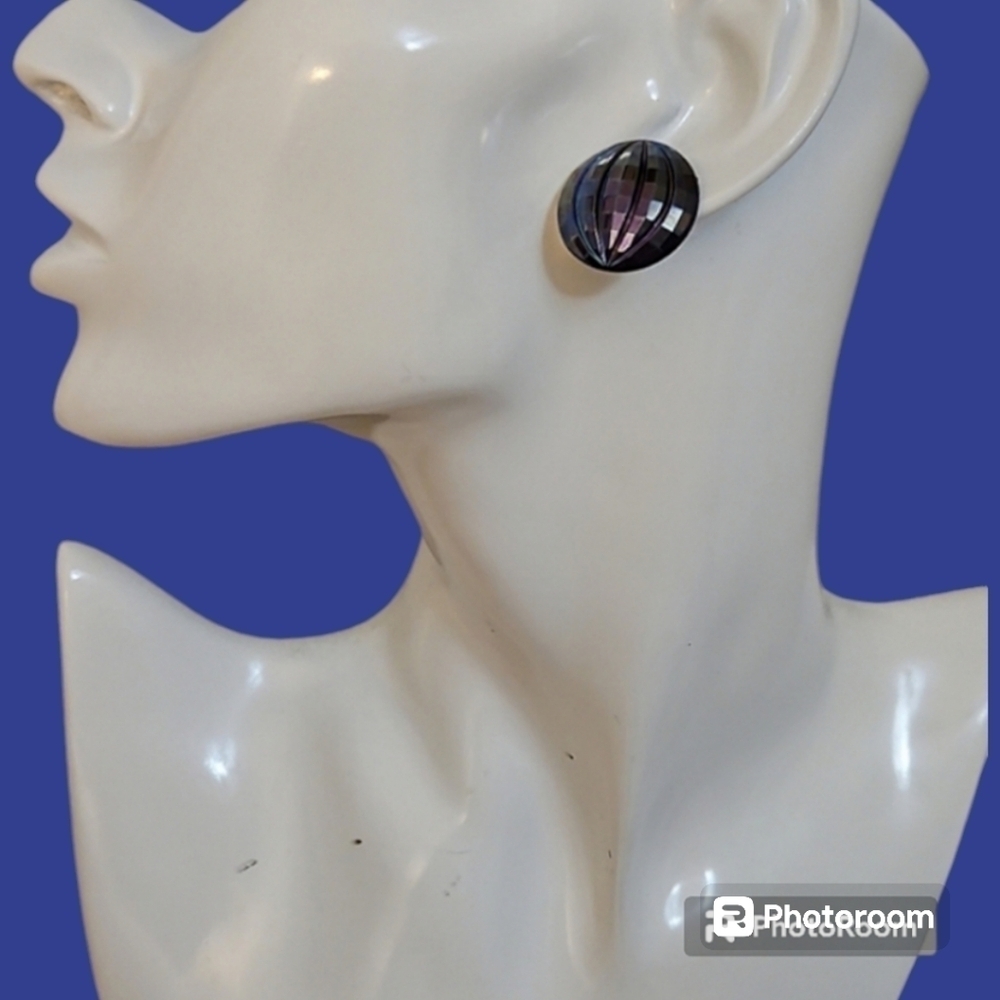 3/$30 VTG 1980s Acrylic Disco Ball Globe Holiday Post Earrings